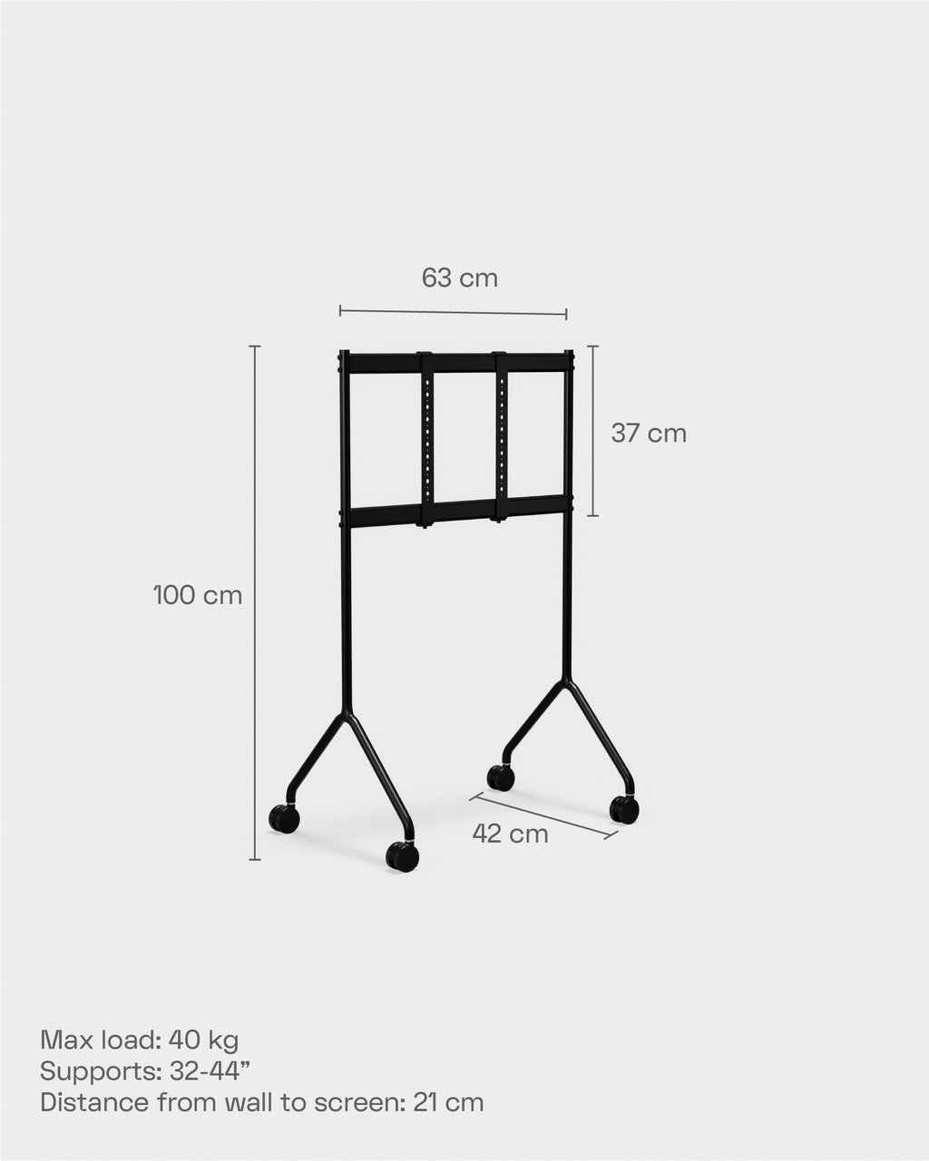 Pedestal Moon Light TV Stands 006 Ultra Marine