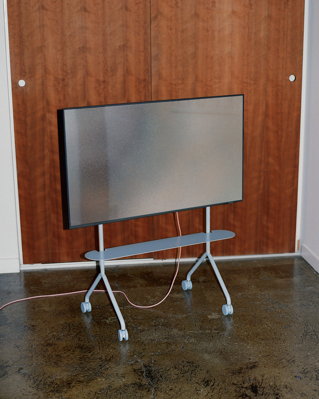 Pedestal Moon Light TV Stands 042 Powder Blue
