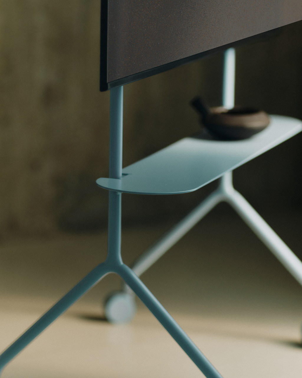 Pedestal Moon Light TV Stands 042 Powder Blue