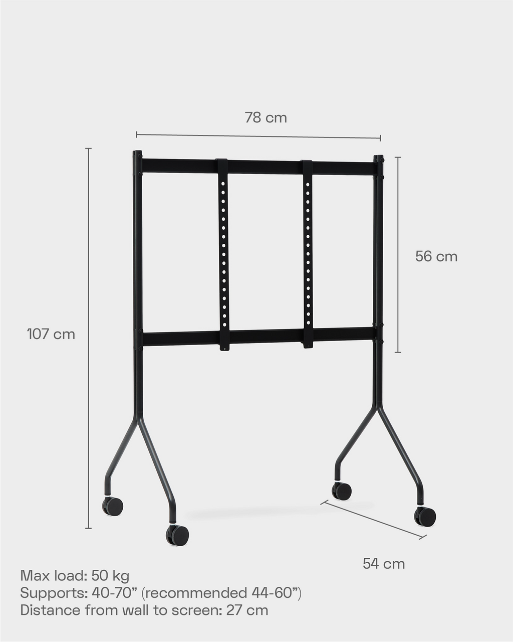 Pedestal Moon Rollin' Stands W/ Wheels 028 Oat