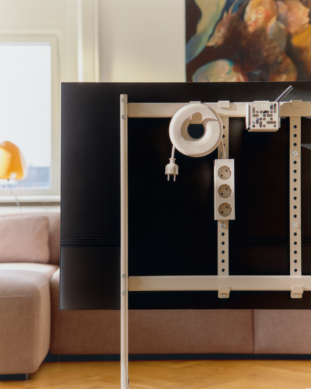 Pedestal Moon Rollin' Stands W/ Wheels 028 Oat