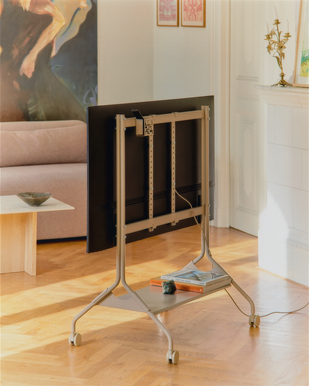 Pedestal Moon Tray Shelf Moon Modules 028 Oat