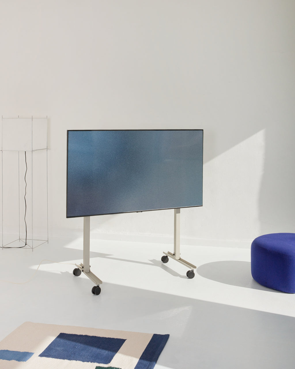 Pedestal Straight Rollin' Stands W/ Wheels 003 Mushroom