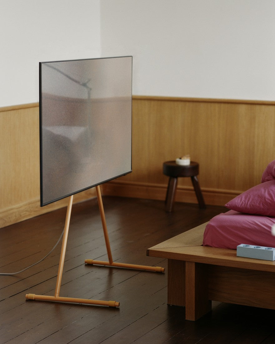Pedestal Viva TV Stands 017 Apricot