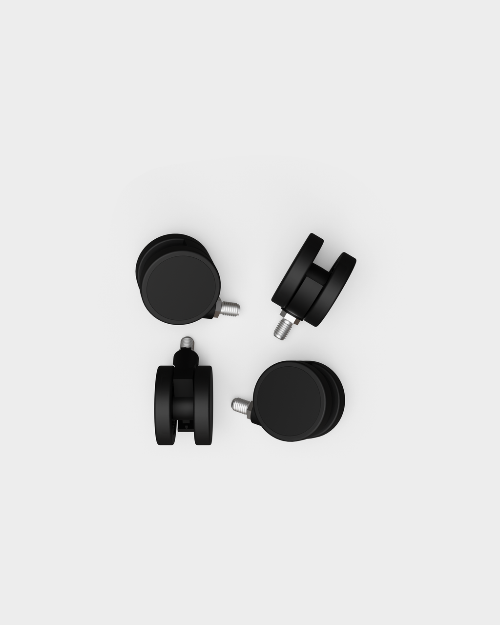 Pedestal Wheels Wheels 001 Charcoal